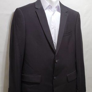 Perry Ellis Portfolio Men's Grey 2 Button Blazer